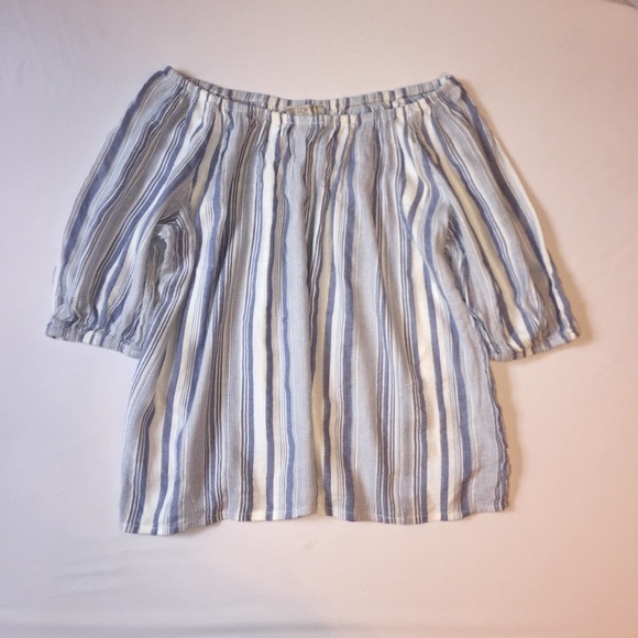 Ann Taylor Loft - Off the Shoulder Boho Top - Picture 4 of 6